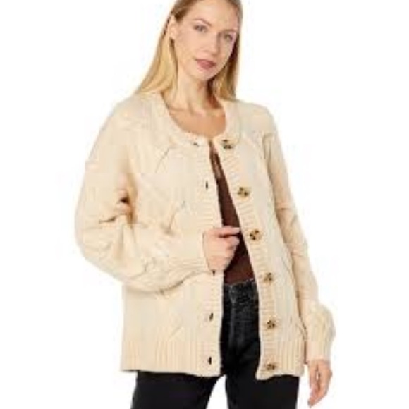Madewell Sweaters - Madewell Aviva Cable Knit Cardigan Sweater $118